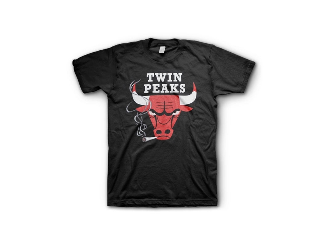 Twin Peaks Black Bulls T shirt ROCKINSTONE Unisex Adults Best Sellers Size:s