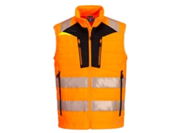 Colete Softshell De Alta Visibilidade Dx4 Laranja E Preto / Gg