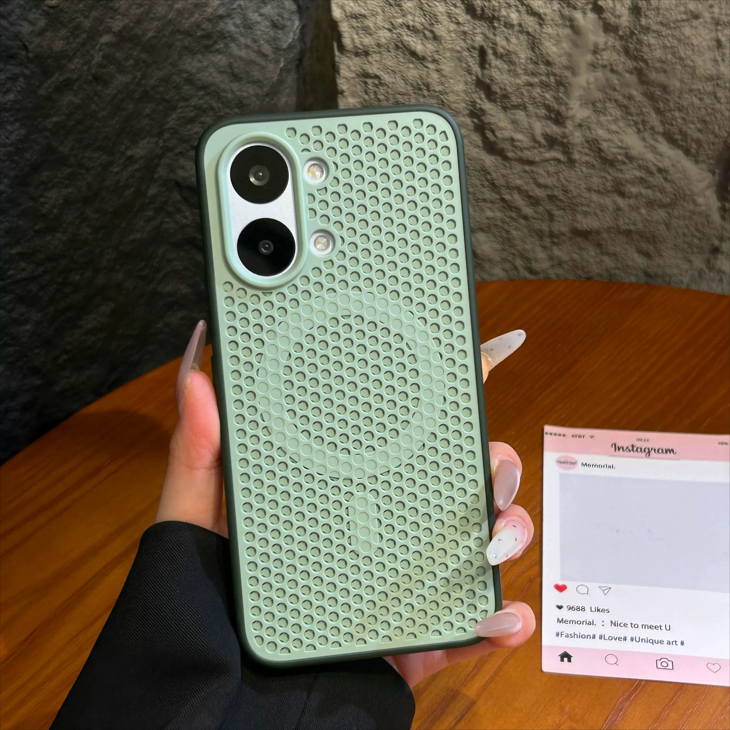 (verde, Redmi K80) Capa De Celular De Luxo Transparente Fosca Com Suporte Magnético Para Carregamento, Capa Protetora À Prova De Choque