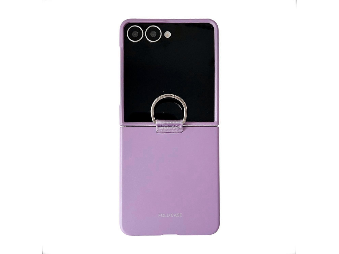 Capa Dobrável Com Fivela De Anel Galvanizada Para Samsung Galaxy Z Flip7 5g