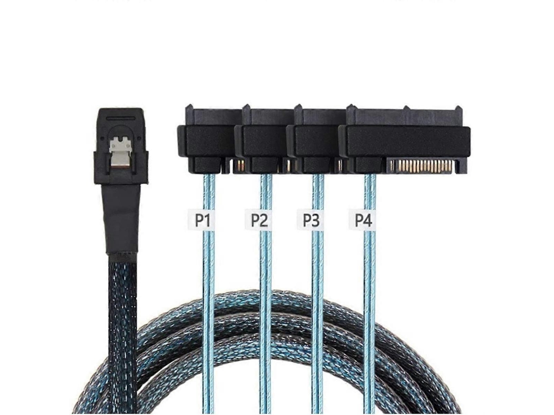 Cabo De Dados Para Disco Rígido De Servidor Mini Sas Sff 8087 Para 4 Sff 8482, 1 M Nostalgia88