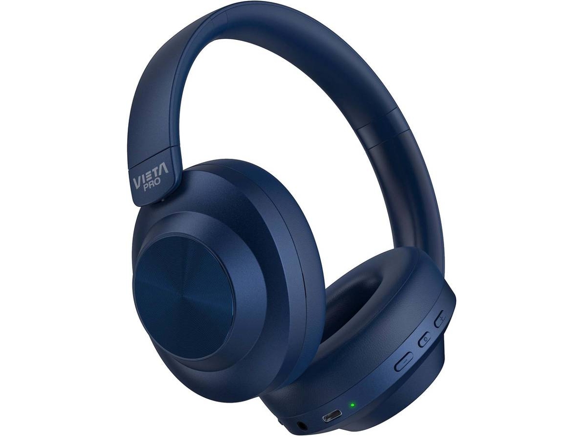 Auscultadores Bluetooth VIETA PRO Way 5 (Over Ear -  Microfone - Azul)
