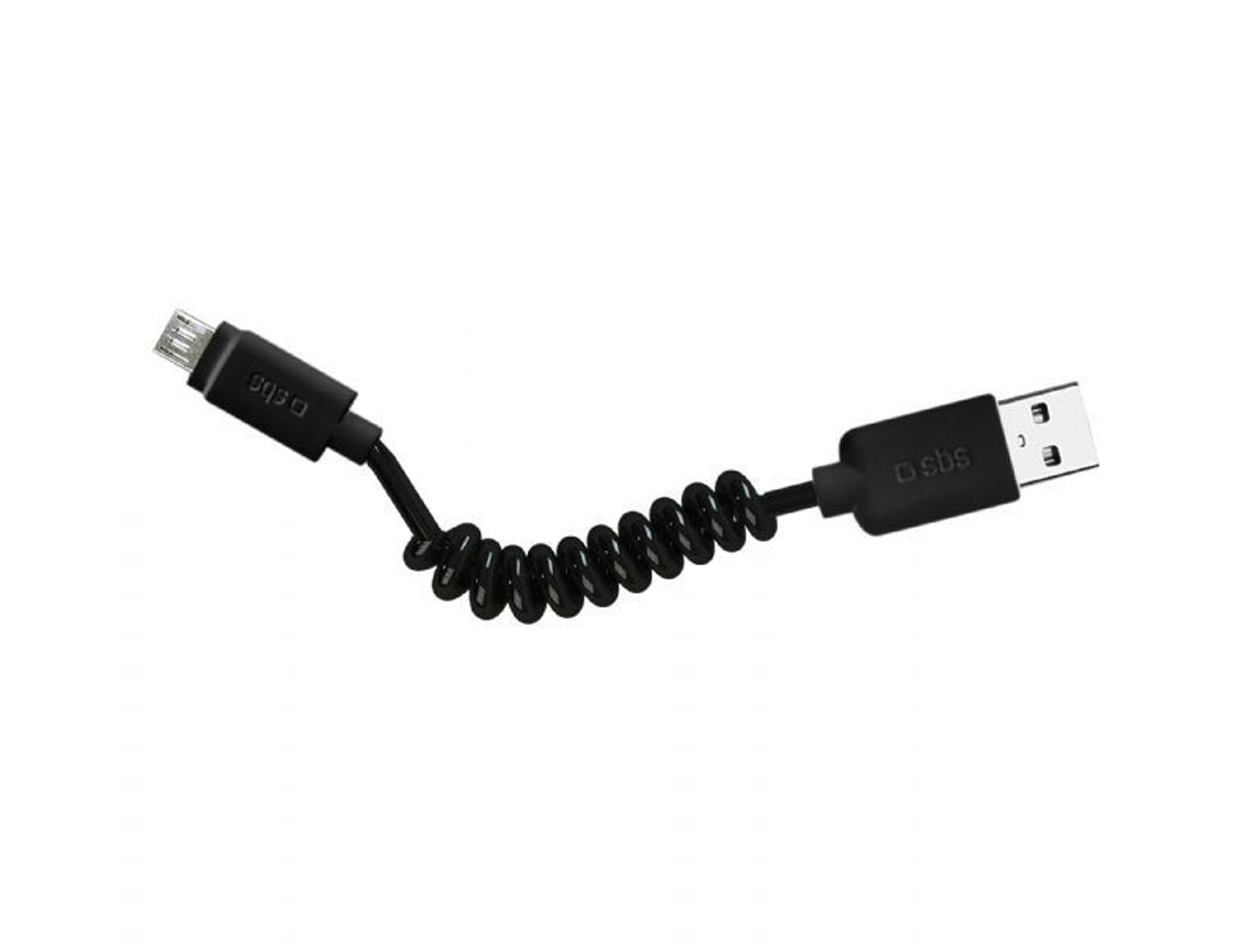 Cabo Micro-USB SBS Mola Preto