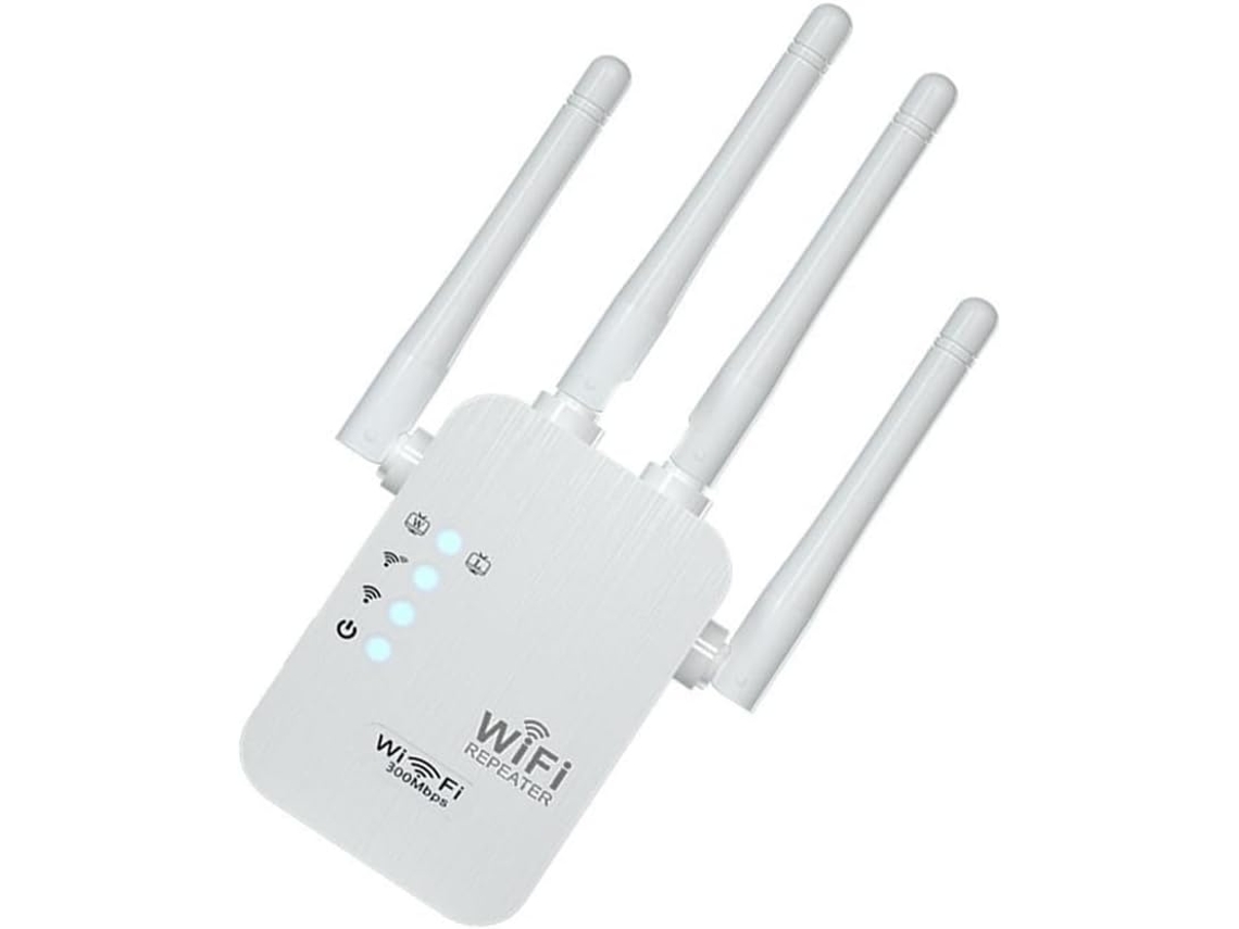 Repetidor Wi-fi De 300m Para Uso Doméstico, Amplificador Sinal Com