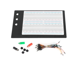 Protoboard Sem Solda 1660 Pontos com 65 Fios Jumper e 3 Binding Posts para Prototipagem com MARCA