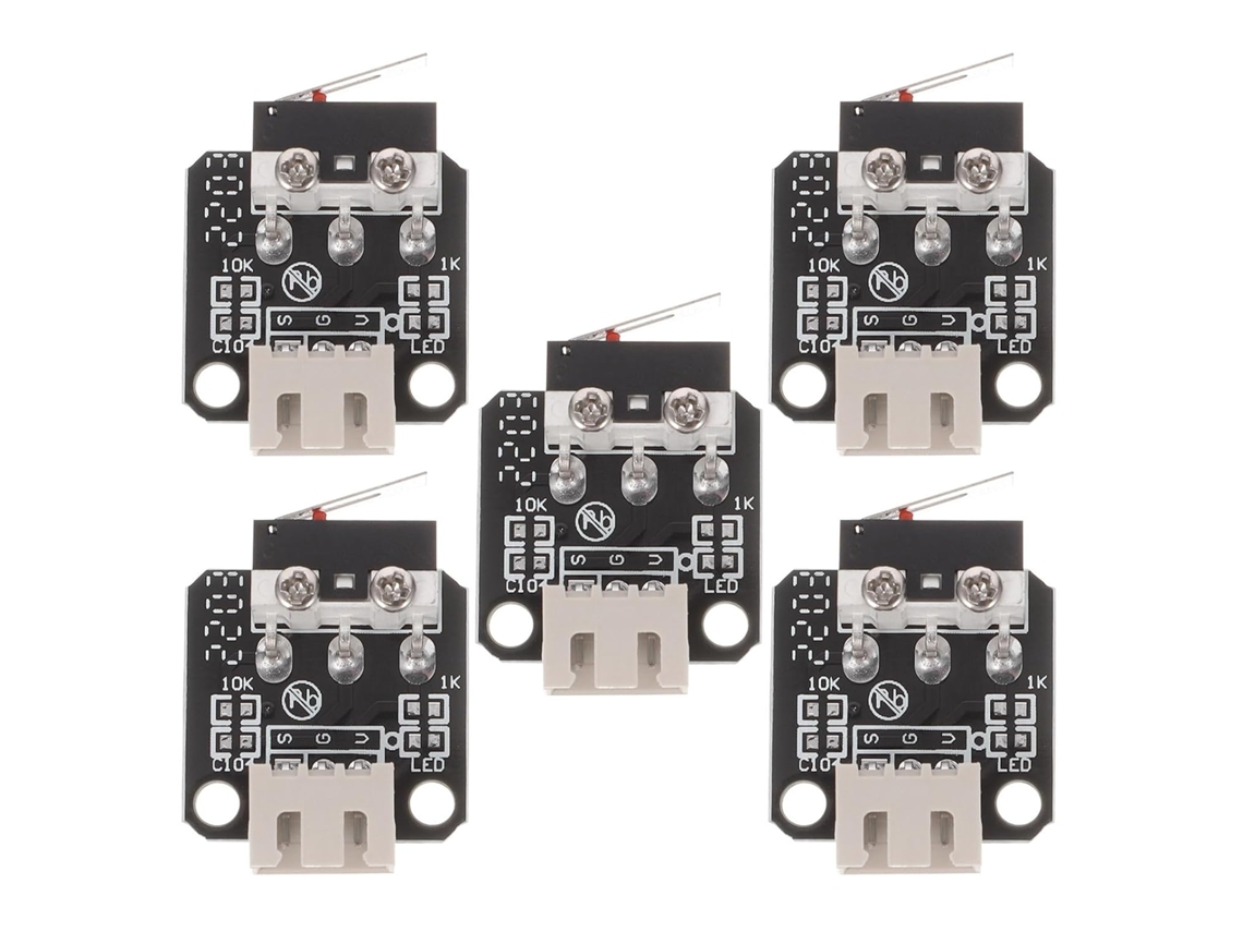 Microinterruptor De Limite Para Impressora 3d, Pcb Preto, Pacote Com 5 Unidades