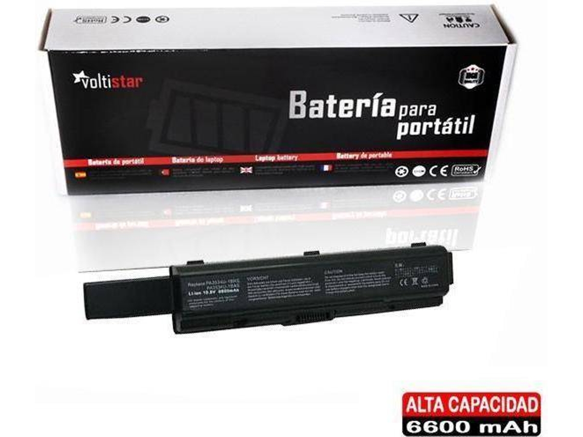 Bateria VOLTISTAR de Alta Capacidade para Toshiba Satellite L500 L300 L500D L505 L505D A200 A205 A210 A215 M200