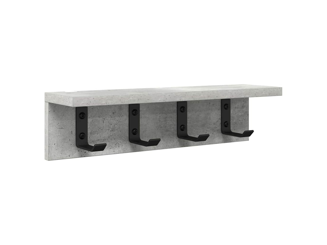 Parede Cinzento Cabideiro 40 X 10,5 X 10,5 Cm MAISON EXCLUSIVE