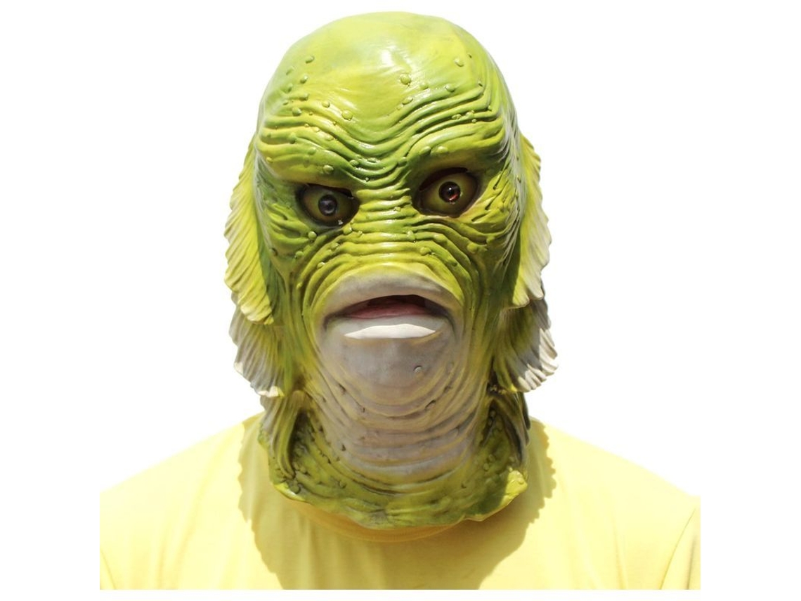 2026 máscara de Peixe Máscara de Cabeça de Animal Halloween Creature From Black Lagoon em Látex Natural