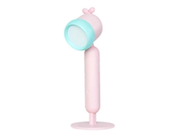 Lâmpada De Mesa Infantil Usb Carregável Leitura Proteção Olhos Rosa