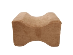 Lurelia Almofada Ortopédica Para Pernas Em Espuma Viscoelástica, Suporte De Joelhos, Gravidez, Castanho Claro, 25,5 X 20,5 X 15 Cm