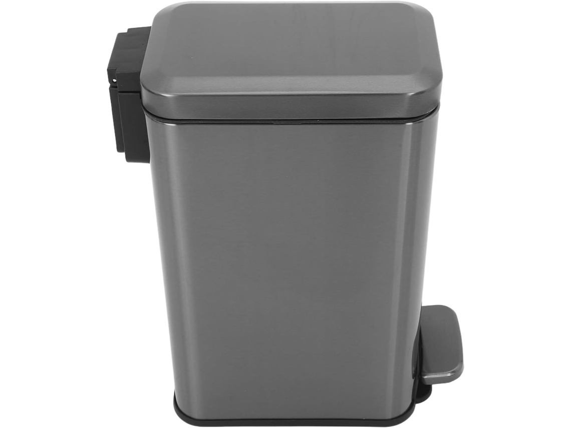 Lixeira de Pedal Topbathy com Tampa Integrada, Ideal para Escritório e Quarto, Design Fino Prático. 37,00 X 28