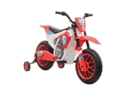 Motocicleta Elétrica Infantil para Crianças a Partir de 3 Anos, 12v, com 2 Rodinhas de Equilíbrio, Velocidade de 3 a 8 Km/h, Partida Suave, 106.