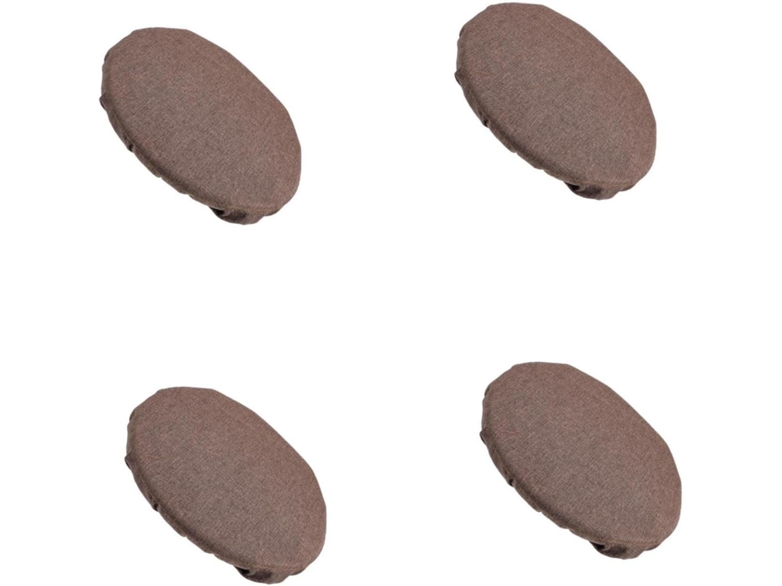 Toddmomy 4-almofadas Dobráveis Telescópicas Para Assento Dobrável Externo, Almofada Redonda Para Pesca, Cadeiras
