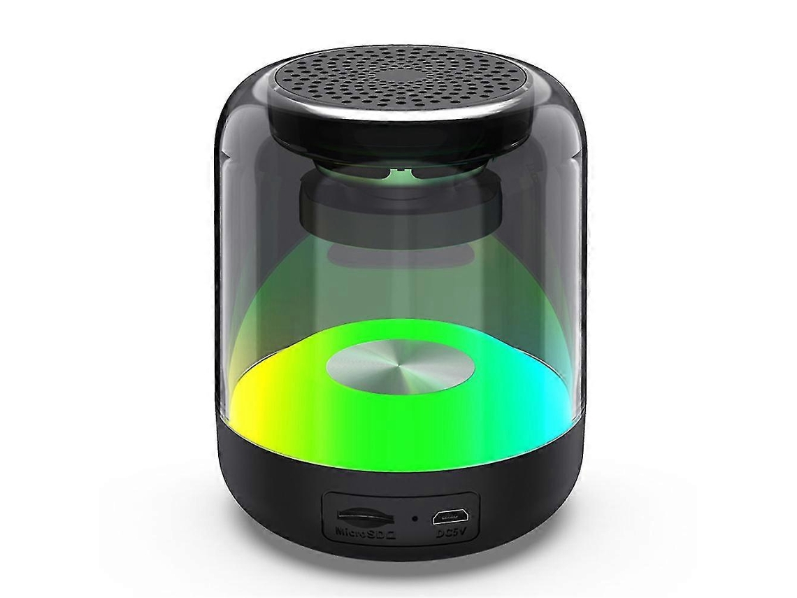 Mini Alto Falante Sem Fio Com Luz Colorida Visível E Pequeno Alto Falante Amplificado Portátil Para Casa, Piscina E Viagens. Olysi Shop