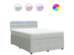 Box Spring Bed, Box Spring Beds Vidaxl Cinzeto Veludo (160 X 200 Cm)