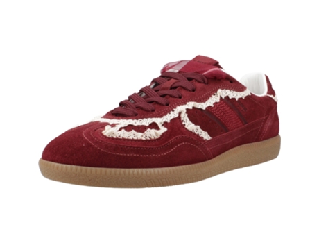 Sapatos De Mulher Alohas Tecido Vermelho (39)