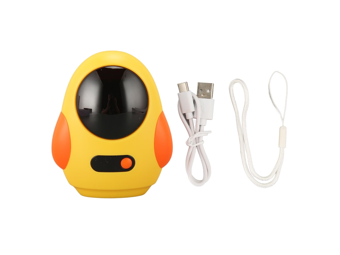 Aetheria aquecedor de Mãos Recarregável 5000mah Cute Pinguim 3 Níveis Ajustáveis Portátil Amarelo