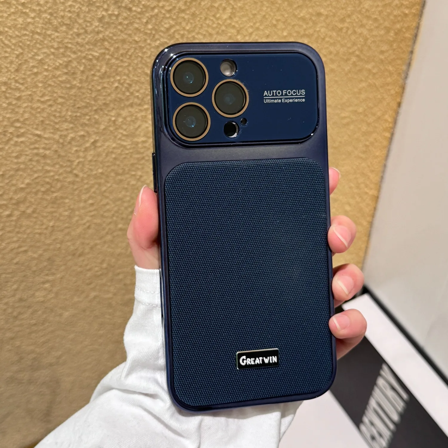 (azul, Iphone 15 Pro) Capa Para Celular Resistente A Arranhões, Com Proteção Total Para A Lente.