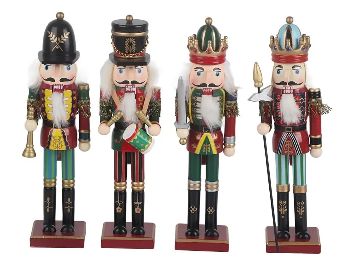 Soldado De Madeira Quebra-nozes De Natal