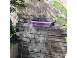 Vidaxl Cascata Com Luzes Led Rgb 60 Cm Acrílico