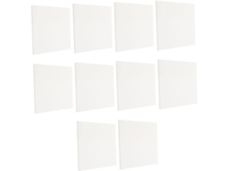 10 Peças De Nota Colante Planche Écrie Des Blocs-notes Recarregável Mémo Amarelo Notas Réutilizáveis Pólo