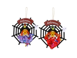 2 Peças de Decorações de Teia de Aranha para Decorações de Halloween ALLINLESS