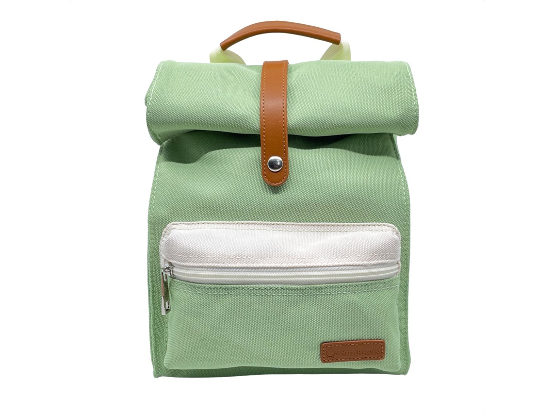 Mochila Infantil Smikkels Verde Mochila Sustentável Para Crianças De 2 A 6 Anos