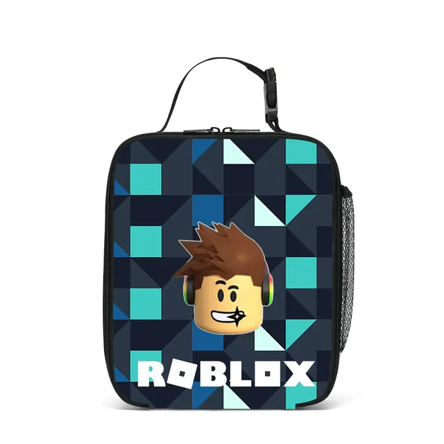 Novo jogo Roblox: Lancheira periférica bidimensional para crianças do ensino fundamental e médio, Lancheira com bolsa de gelo animada, Lancheira Aquaforge