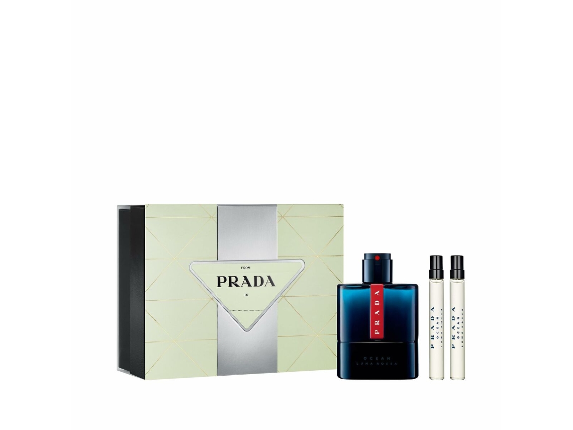 Conjunto de Perfume Homem Edt PRADA Luna Rossa Ocean 3 Peças