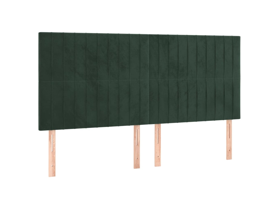Headboard, Headboards Vidaxl Verde Veludo (200 Cm)