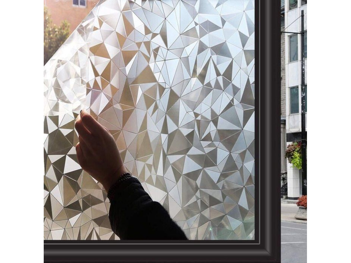 Película Decorativa E Anti, Uv Não Adesiva Para Janelas, 44, 5 X 300 Cm, Para Escritório, Cozinha E Casa. Odipie