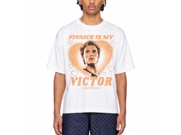 Rockinstone Hunger Games Finnick Is My Victor White T-shirt Size:xxxl