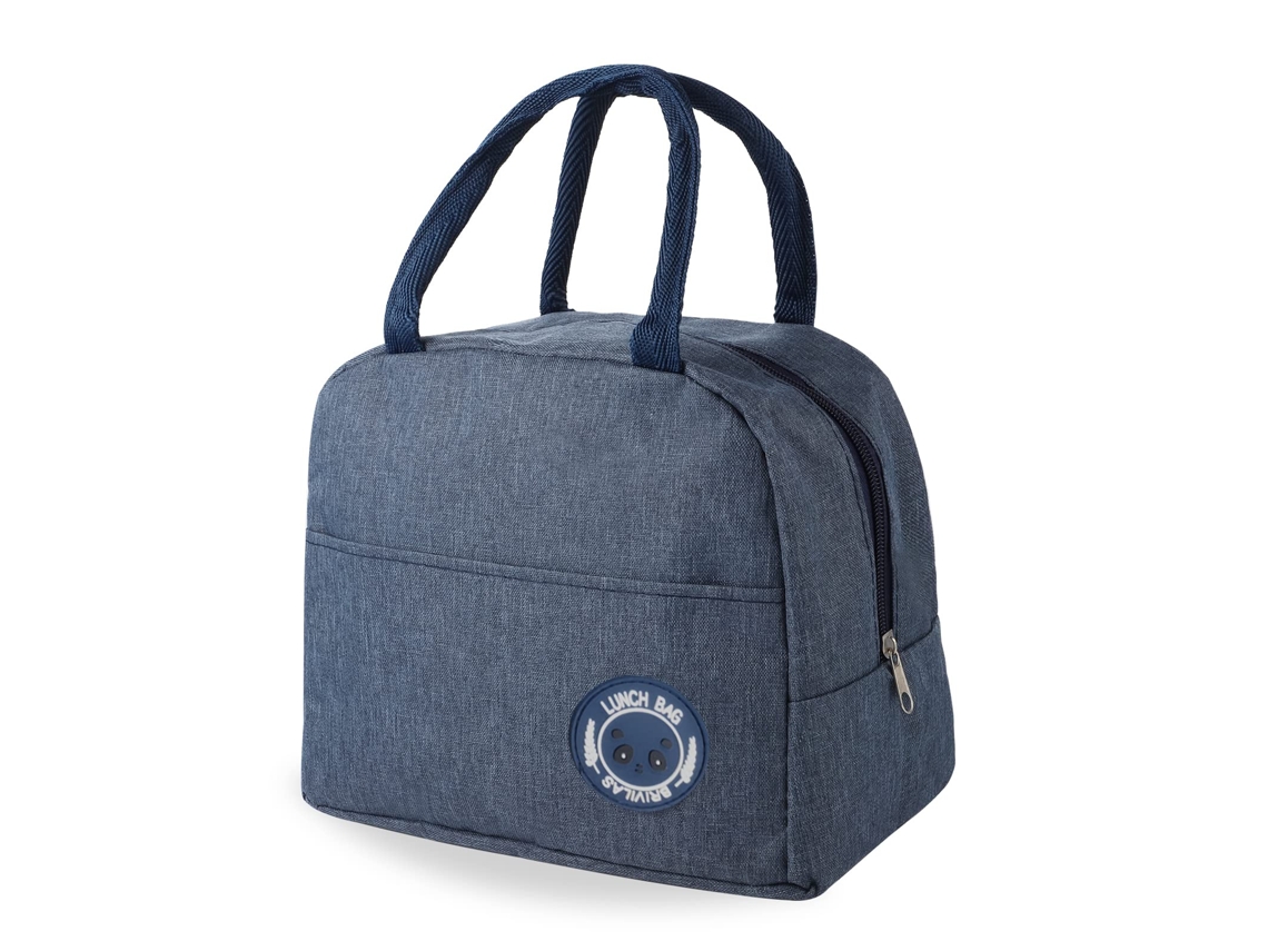 Sacola Térmica Para Refeições Bolsa Almoço Impermeável E Isolante,ideal Para Escritório,escola,piquenique,homens E Mulheres Btforus (azul)