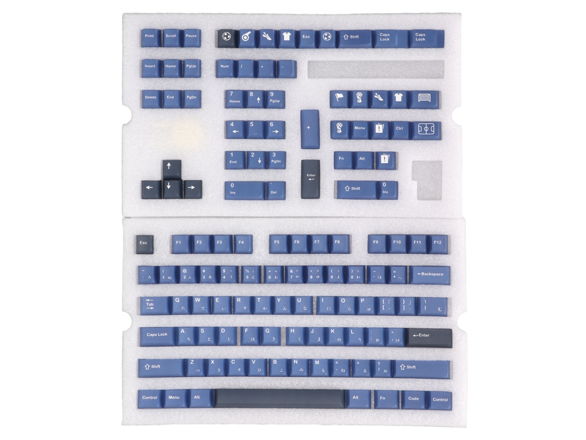Teclado Mecânico Com Teclas Pbt Japonês 128