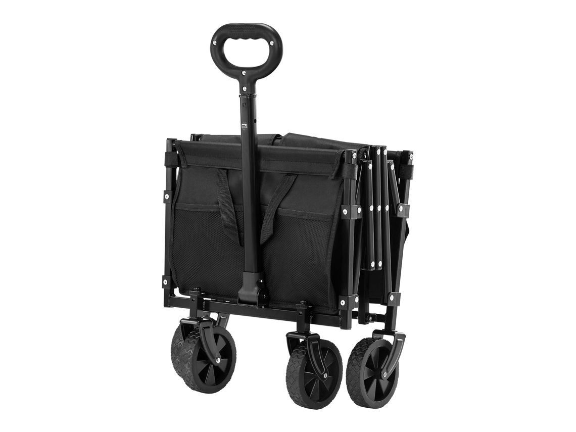 Carrinho Dobrável Para Exteriores, De Transporte 660 X 450 460 Mm Com Rodas Todo Terreno, Alça Ajustável, Capacidade Peso 102,06 Kg, Praia, Jardim