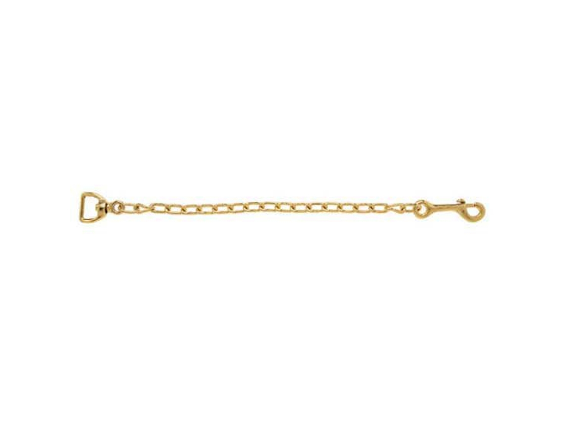 Cadeia Grossa de Mosquetão Dourado 75 Cmhispano Hipica
