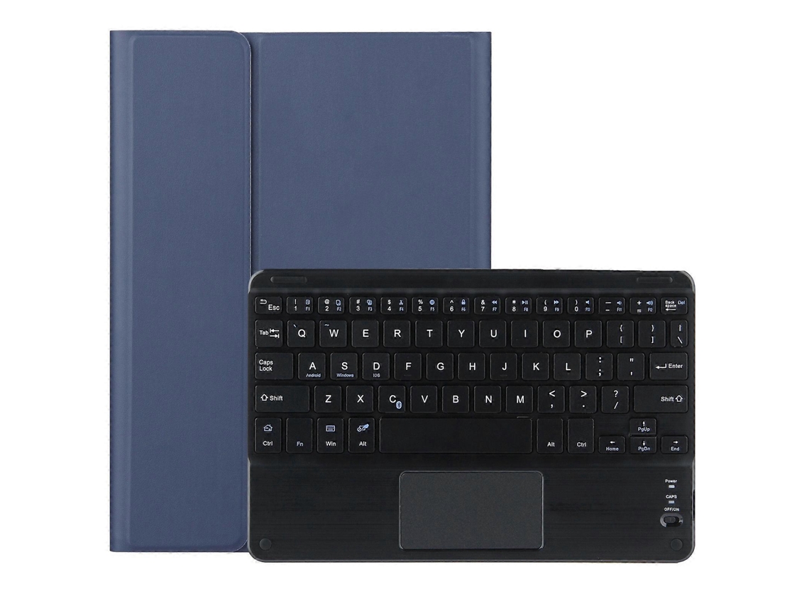Teclado Bluetooth Removível 2 Em 1 M10-c + Capa De Couro Para Tablet Com Touchpad E Suporte Para Lenovo Tab M10 Tb-x505x
