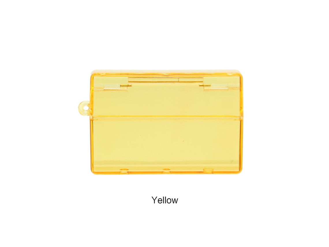 Capa Para Cartuchos De Cigarro Aquecidos Sem Combustão Iqos Iluma 6ª/7ª Geração 8.5x5.3x2.05cm Plástico Amarelo Transparente Fwinl