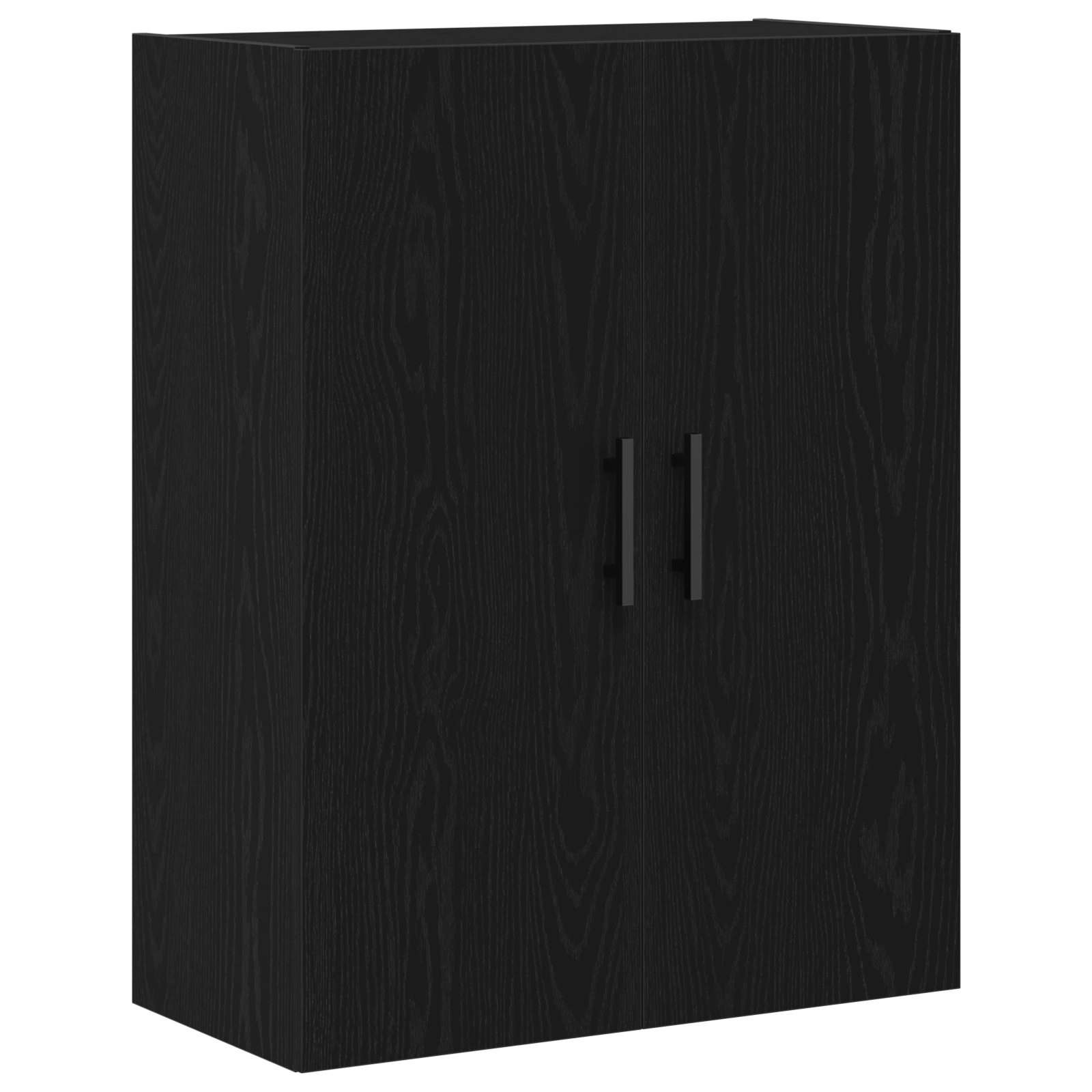 Conjunto 1 Armário De Parede Vidaxl Preto Derivados De Madeira (69,5 X 34 X 90 Cm)