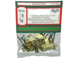 Gancho Para Quadros Aço Banhado A Latão 27 Mm Vynex
