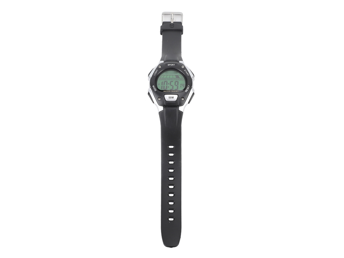 Reloj Deportivo Digital Impermeable Con Pantalla Led Luminosa, Alarma, Multifuncional Y Fashion Para Estudiantes Plata