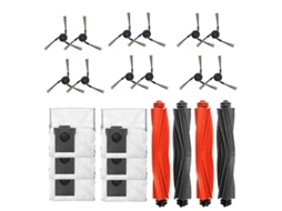 Para X40 Pro Ultra Substituição Cabeça Escova Escova Lateral Filtro Hepa Pano Mop Sacos De Pó Peças De Reposição Acessórios Brilvibera