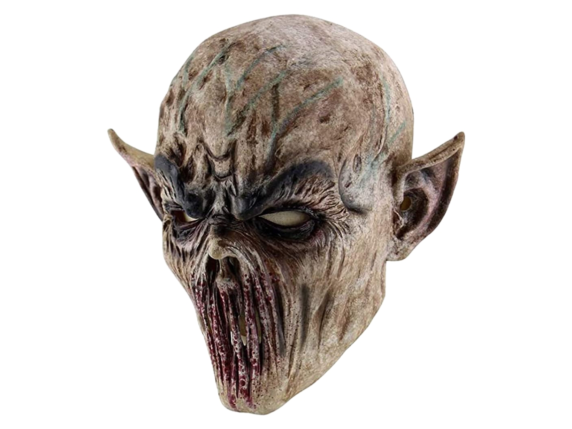 Máscara de látex alienígena do Mali, terror de Halloween, visível, respirável, fantasia de carnaval