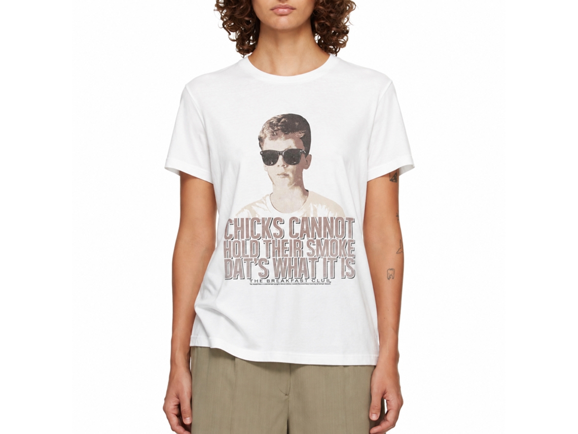 Rockinstone Breakfast Club Movie Dats It Solid Natural Adult T-shirt Size:l