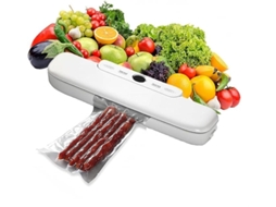 Seladora A Vácuo Automática Para Alimentos Secos E Úmidos, Design Compacto Com 10 Sacos, Operação Fácil Com Um Único Botão.