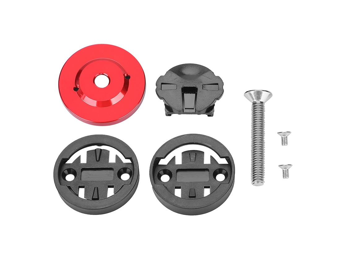 Lurelia Suporte Para Computador De Mountain Bike, Suporte Para Velocímetro Gps, Vermelho