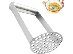 Amassador De Batatas Robusto Em Aço Inoxidável Com Cabo Horizontal