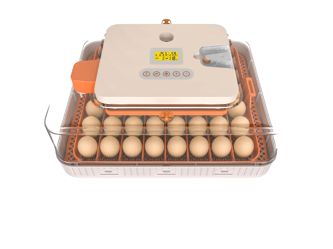 Incubadora, Controle Automático De Temperatura, Viragem De Ovos Programável, 56 Ovos