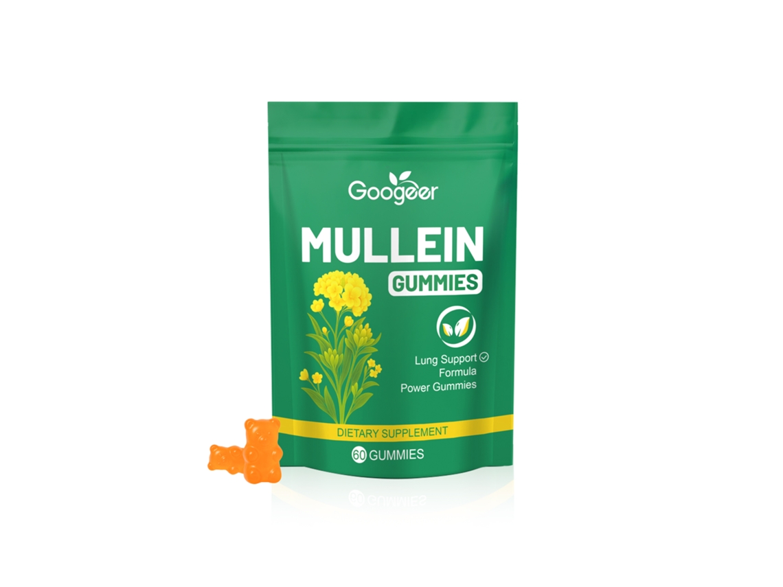 Gomas Limpeza Pulmonar com Mullein